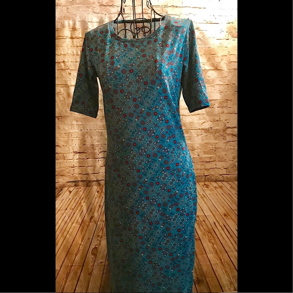 Teal LuLaRoe Julia XS